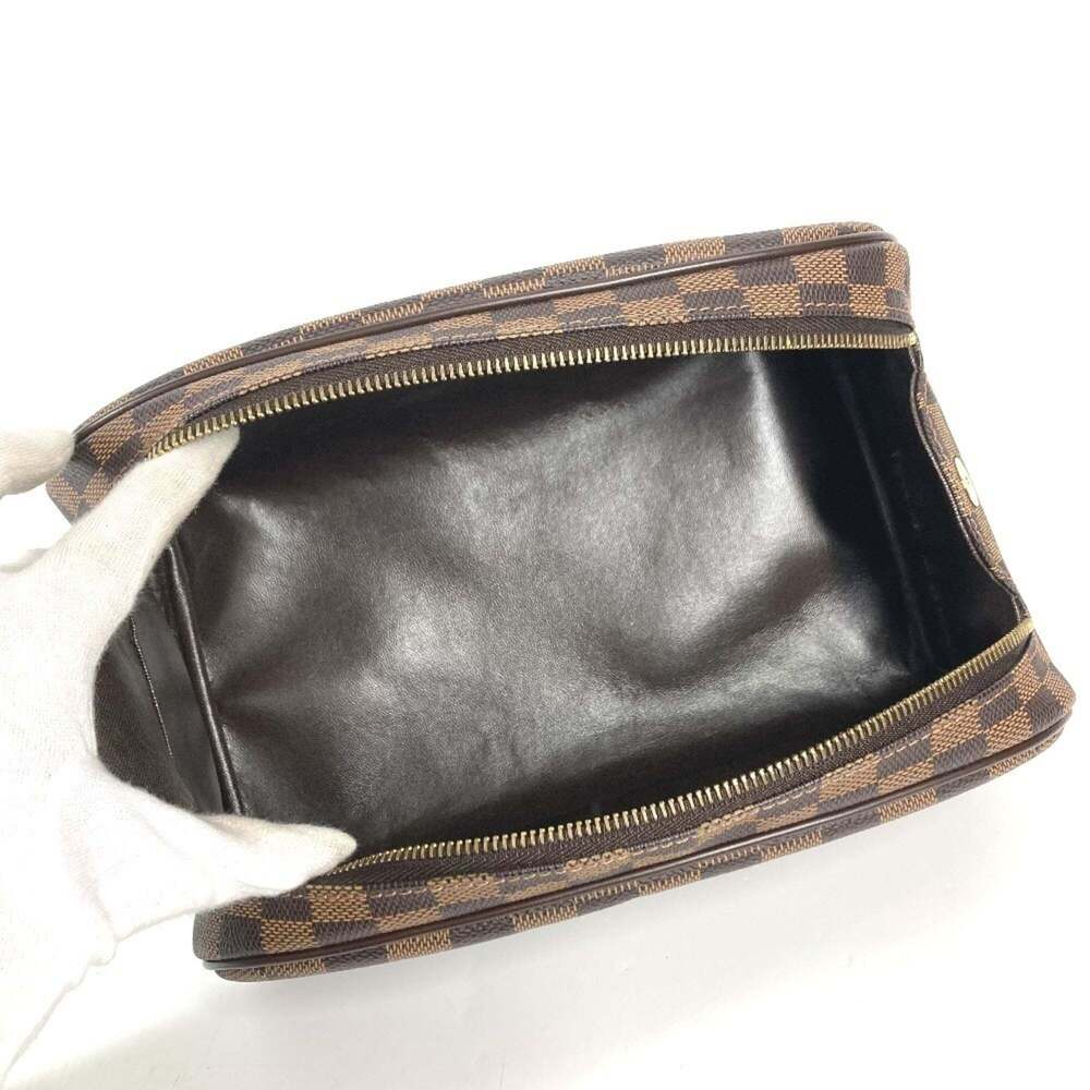 LOUIS VUITTON Brown Damier Canvas Pouch - Picture 9 of 16
